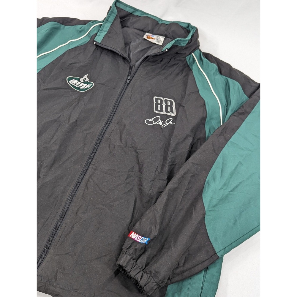 Dale Earnhardt Jr 88 Amp Energy  Winners Circle Large Hooded Windbreaker Jacket